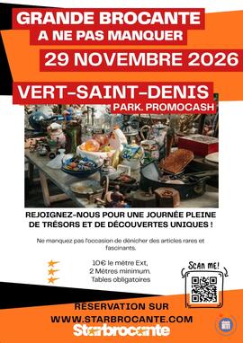 Image Derniere brocante de L'année Promocash Vert Saint Denis (photo 1)