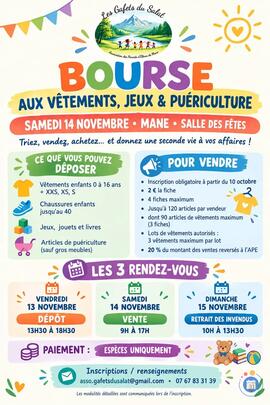 Image Bourse aux jouets, vêtements et puériculture (photo 1)