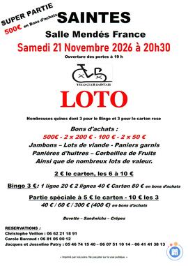 Image Loto du Vélo Club Saintais (photo 1)