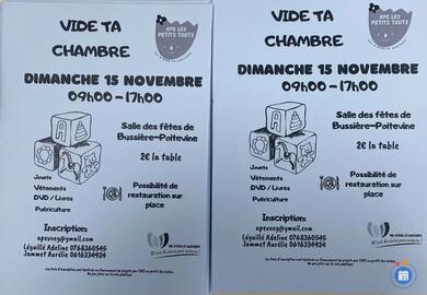 Image Vide ta chambre « APE les petits touts » (photo 1)