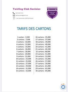 Image Loto du twirling club savinien (photo 1)