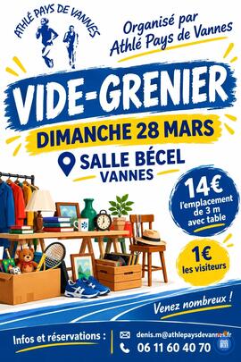 Image Vide grenier Athlé Pays de Vannes (photo 1)