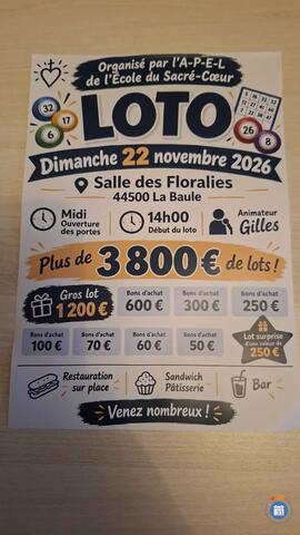 Image Loto de l'Apel du Sacre coeur (photo 1)