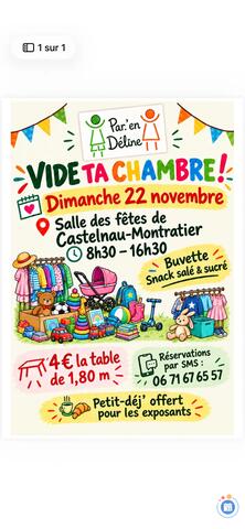 Image VIDE TA CHAMBRE ! (Jouet, puériculture, habits et objets enfants) (photo 1)