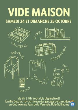 Image Vide maison - vide garage (grand tri déménagement) (photo 1)