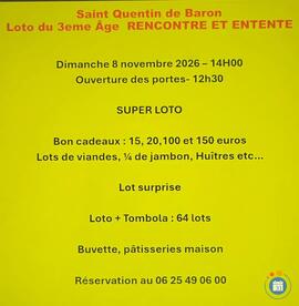 Image Loto du Club Rencontre et Entente (photo 1)