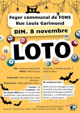 Image Loto - 8 novembre - Fons (photo 1)