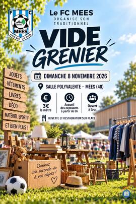 Image Vide grenier ,vide poussettes du Fc Mees (photo 1)