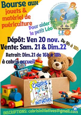 Image BOURSE AUX JOUETS ET MATÉRIEL DE PUÉRICULTURE (photo 1)