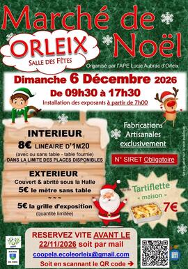 Image MARCHE DE NOEL DE L'APE Lucie Aubrac d'Orleix (photo 1)