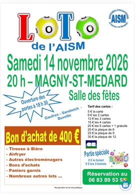 Image LOTO PAROISSE DE MIREBEAU SUR BEZE (photo 1)