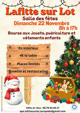 Image Bourse aux jouets, matériel de puériculture, vêtements enfants (photo 1)