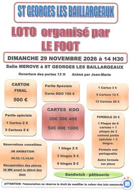 Image FOOT ST GEORGES LES BAILLARGEAUX (photo 1)