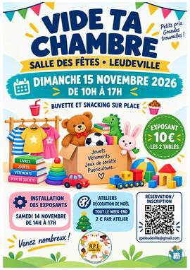 Image Vide ta chambre: 3e édition à Leudeville (91) (photo 1)