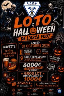 Image loto d'Halloween de l'Asca foot (photo 1)