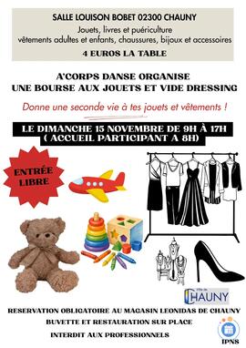 Image BOURSE AUX JOUETS VIDE DRESSING PUERICULTURE A'corps danse (photo 1)