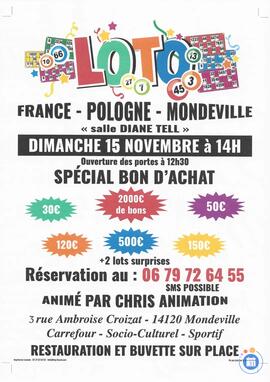 Image LOTO FRANCE POLOGNE ANIME PAR CHRIS ANIMATION (photo 1)