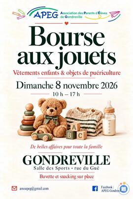 Image Bourse aux jouets, vêtements et affaires de puériculture (photo 1)