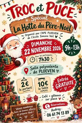 Image Troc et puce spécial « La Hotte du Père Noël » (photo 1)