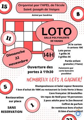 Image Loto de l'école St Joseph (photo 1)