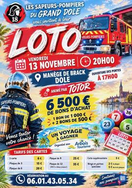 Image loto des pompiers du Grand Dole (photo 1)