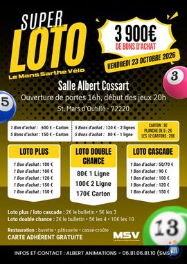 Image Super Loto - Le Mans Sarthe Vélo (photo 1)