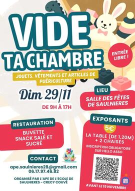 Image Vide ta chambre 29 Novembre 2026 (photo 1)
