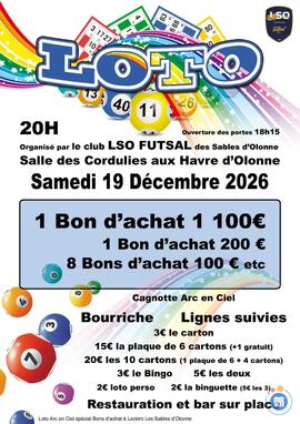Image Loto Arc En Ciel au profit du LSO Futsal (photo 1)