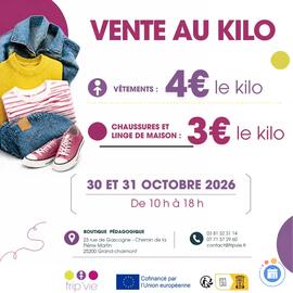 Image Vente au kilo de vêtements, chaussures et linge de maison (photo 1)