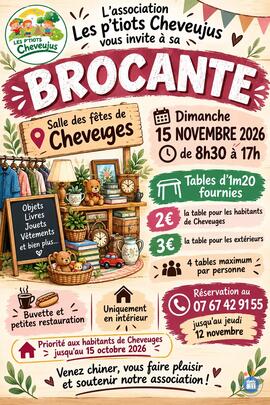 Image Brocante en salle à Cheveuges (photo 1)