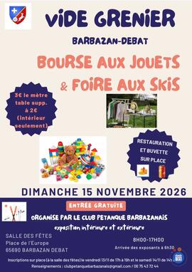 Image Vide grenier, bourse aux jouets et vide skis (photo 1)