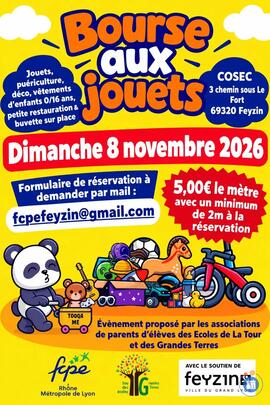 Image Bourse aux jouets 20ème édition Feyzin (photo 1)