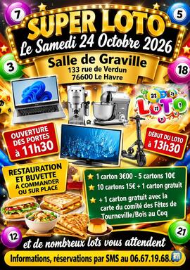 Image SUPER LOTO AU HAVRE : UNE JOURNÉE À NE PAS MANQUER ! (photo 1)