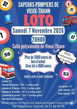 Image Loto des Sapeurs-Pompiers de Vieux-Thann (photo 1)
