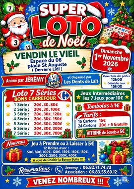Image SUPER LOTO DE NOËL ET SA VITRINE À 500€ (photo 1)