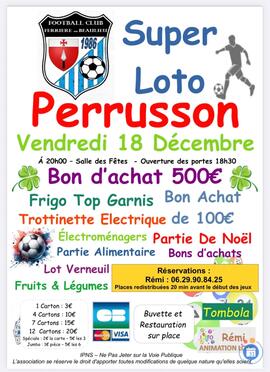 Image Super Loto du Foot de Ferriere (photo 1)
