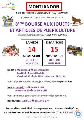 Image MONTLANDON - 8ème Bourse aux jouets (photo 1)