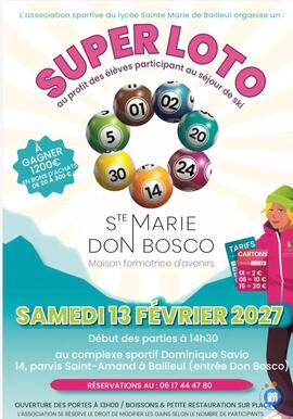 Image Loto du lycée Sainte Marie Bailleul (photo 1)