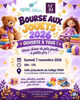 Image BOURSE AUX JOUETS DE STAM (photo 1)
