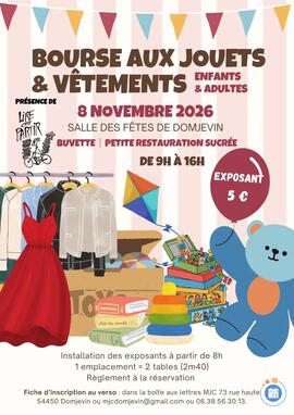 Image Bourse aux vêtements et jouets enfants et adultes (photo 1)