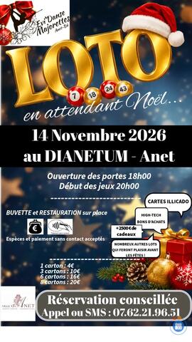 Image LOTO - en attendant Noël... Evi'Danse Majorettes Anet-Bû (photo 1)