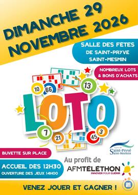 Image Loto au profit du Téléthon (photo 1)