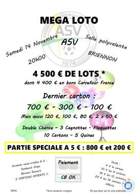 Image SUPER LOTO de l'AS VILLERS (photo 1)
