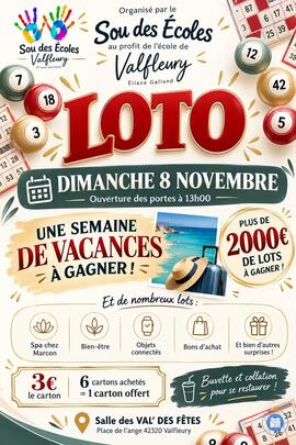 Image Loto du sou des ecole de Valfleury (photo 1)