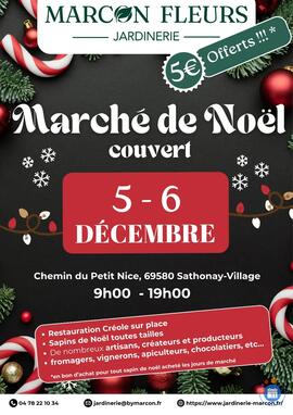 Image Marché de Noel à la Jardinerie Marcon Fleurs (photo 1)
