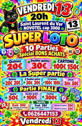 Image LOTO Vendredi 13 BONS ACHATS (photo 1)