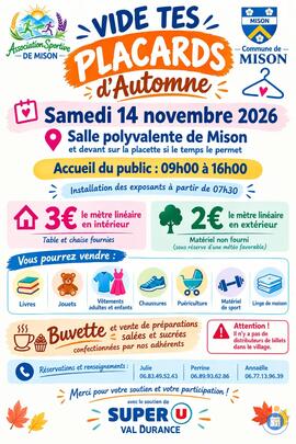Image Vide tes placards d'Automne (photo 1)