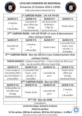 Image Loto des Pompiers de Montréal (photo 1)