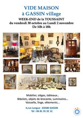 Image VIDE MAISON - Mobilier, sièges, tableaux, objets, lampes, vaisselle, vêtements… (photo 1)