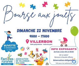 Image Bourse aux jouets de Villerbon (photo 1)